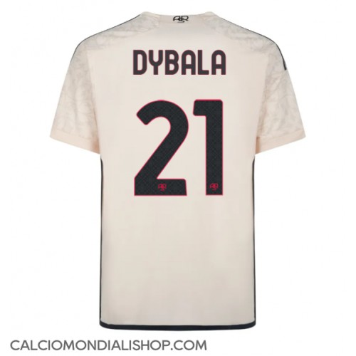 Maglie da calcio AS Roma Paulo Dybala #21 Seconda Maglia 2023-24 Manica Corta